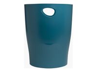 Exacompta Neo Deco - Corbeille à papier 15L - bleu canard