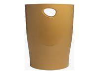 Exacompta Neo Deco - Corbeille à papier 15L - or cuivré