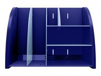 Exacompta Bee Blue - Organiseur de bureau 6 compartiments - bleu