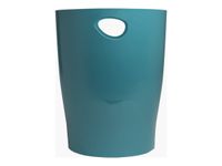Exacompta Skandi - Corbeille à papier 15L - bleu Pacifique