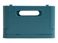 Exacompta Skandi - Boîte de rangement pliable pour A5+ - bleu Pacifique