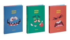 Agenda Monsters - 1 jour par page - 12 x 17,5 cm - 3 modèles disponible - Brepols