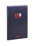 Agenda College 16 mois - 1 jour par page - 13 x 21 cm - noir - Brepols