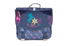Cartable Stalla Bianca Western - 2 compartiments - bleu marine - Kid'Abord