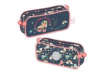 Trousse KIP Roller - 2 compartiments - bleu marine - Kid'Abord