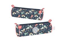 Trousse ronde KIP Roller - 1 compartiment - bleu marine - Kid'Abord