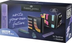 Faber Castell - Présentoir de bureau avec 16 surligneurs - couleurs assorties
