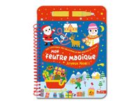 Mon feutre magique Joyeux Noël ! - livre de coloriage / d'activités - avec feutre à réservoir d'eau