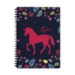 Cahier de textes à spirale Cybel - 18 x 22 cm - bleu - Bagtrotter