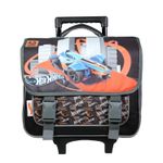 Cartable à roulettes Hot Wheels - 2 compartiments - multicolore - Bagtrotter
