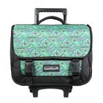Cartable à roulettes Minecraft - 2 compartiments - vert - Bagtrotter