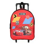 Sac maternelle à roulettes Cars - 1 compartiment - 10L - rouge - Bagtrotter