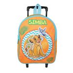 Sac maternelle à roulettes Le Roi Lion - 1 compartiment - jaune - Bagtrotter