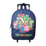 Sac maternelle à roulettes Super Mario - 1 compartiment - bleu - Bagtrotter