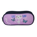 Trousse Lili Lou - 2 compartiments - violet - Bagtrotter