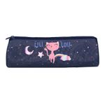 Trousse ronde Lili Lou - 1 compartiment - bleu - Bagtrotter