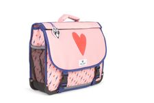 Cartable réversible Heart - 38 cm - 2 compartiments - rose - Pol Fox
