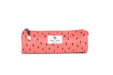 Trousse ronde Tutti Frutti - 1 compartiment - rouge - Pol Fox
