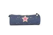 Trousse ronde Star Blue - 1 compartiment - bleu - Pol Fox