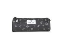 Trousse ronde Ninja - 1 compartiment - gris - Pol Fox