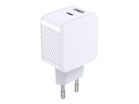BigBen Connected - Chargeur secteur - USB A+C (12+20W) - blanc