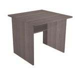 Bureau droit Trend - L80 - Pieds panneaux - plateau imitation frêne Toscan