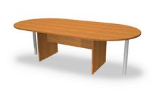 Artexport Presto TR-220 - Mesa - oval - nogal claro - nogal claro base