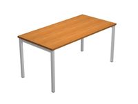 Artarredi Presto - Escritorio - cuadrado - nogal claro - gris base