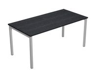 Artarredi Presto - Escritorio - rectangular - negro ceniza - gris base