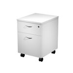 Artarredi Presto - Pedestal - móvil - 2 cajones - melamina - gris