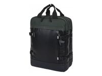 Oberthur Halifax - Sac à dos pour ordinateur portable - 15.6" - noir / vert
