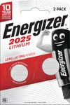 Pile bouton CR2025 lithium Energizer - Blister de 2 piles
