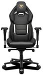 Fauteuil gamer HOTROD ROYAL - accoudoirs réglables - appui-tête intégré - noir et or