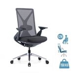 Fauteuil de bureau YARK - accoudoirs réglables - appui-tête en option - noir
