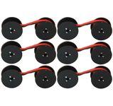 Pack de 6 Ruban d'impression compatible N°35 - noir/rouge - Armor