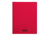 Calligraphe 8000 - Cahier polypro A4 (21x29,7cm) - 192 pages - grands carreaux (Seyes) - rouge