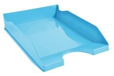 Exacompta Skandi - Corbeille à courrier bleu givre - A4