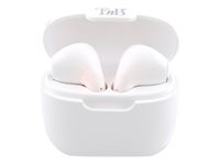 T'nB FEAT 3 - écouteurs sans fil TWS avec micro - blanc