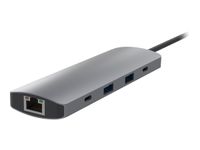 T'nB iClick - Hub 9 en 1 complet - USB-C - HDMI - 1GbE