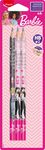 Maped Licence Barbie - Blister de 6 Crayons graphite HB (47% de matière recyclée) - couleurs assorties