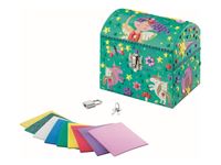 Maped Creativ Secret Mosaics - Boîte à bijoux non finie - licornes, fées, papillons