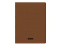 Calligraphe 8000 - Cahier polypro 24 x 32 cm - 96 pages - grands carreaux (Seyès) - marron