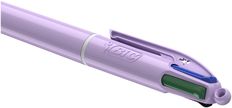 BIC 4 COULEURS - Stylo à bille 4 couleurs - 1 mm - pastel violet