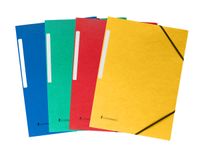 Conquérant - Chemise à élastique 3 rabats - A4 - Carte recyclée 350gr - Disponible en différentes couleurs