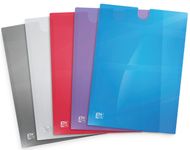 Oxford Hawai - 5 chemises étui Easy Go - A4 - Polyprolylène - Capacité de 40 feuilles - Assorti