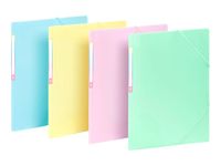 Viquel Rainbow Pastel - Chemise à 3 rabats - A4 - disponible dans différentes couleurs