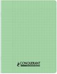Conquérant Classique - Cahier polypro 24 x 32 cm - 96 pages - grands carreaux (Seyes) - vert clair