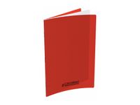 Conquérant Classique - Cahier polypro 24 x 32 cm - 96 pages - petits carreaux (5x5mm) - rouge