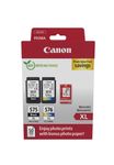 Canon PG-575XL/CL-576XL - Pack de 2 - noir, couleur (cyan, magenta, jaune) + pack photo - cartouche d'encre originale