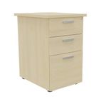 Caisson HT bureau - steely/stelly manager - Profondeur 60 cm - erable - top erable